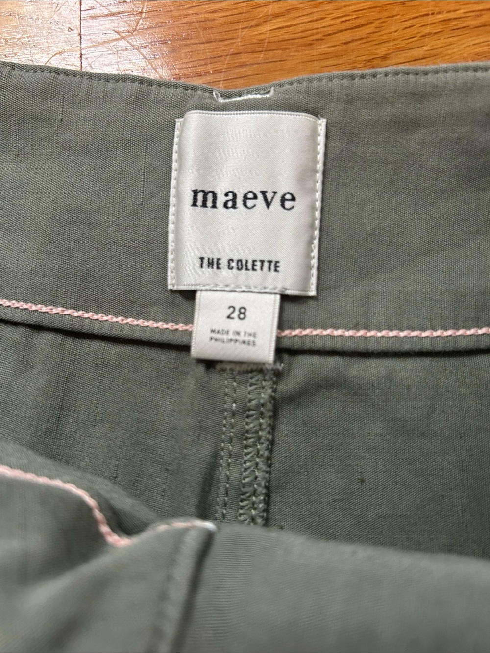 Maeve Colette High-Rise Wide-Leg Full-Length Pants in Magic Fabric Size 28